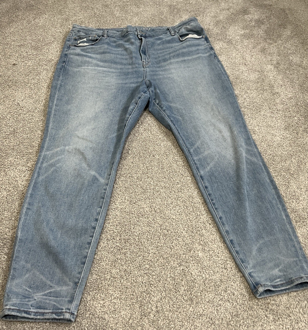 American Eagle Sky Jeans Womens Extra Large Blue Light Wash Denim Cottagecore
